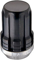 McGard SplineDrive Lug Nut (Cone Seat) M12X1.25 / 1.24in. Length (Box of 50) - Black (Req. Tool)