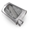 Stainless Works 2.5in ID CENTER INLET/ 2.5in OD OFFSET OUTLET 4inX8in