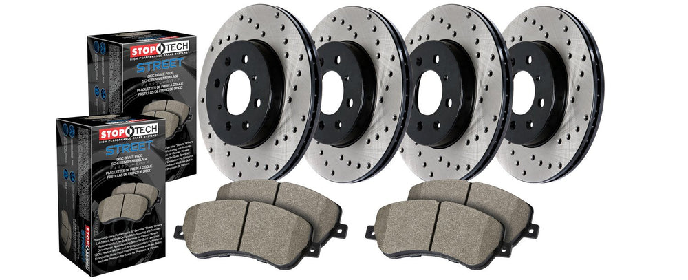 Street Axle Pack, Drilled, 4 Wheel