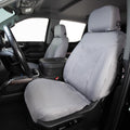Covercraft 17-18 Ford F-250/ Polycotton SeatSaver Custom Front Row Seat Covers - Grey