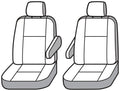CUSTOM SEAT SAVER POLYCOTTON TAUPE