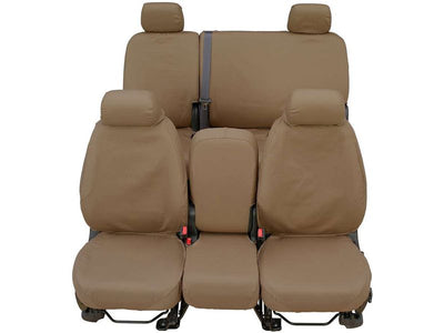 CUSTOM SEAT SAVER SECOND ROW POLYCOTTON TAUPE