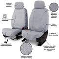 SEAT SAVER 2ND ROW POLYCOTTON TAUPE