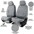 1919 MAZDA CX5 WATERPROOF POLYESTER CUSTOM SECOND ROW SEAT COVERS TAUPE