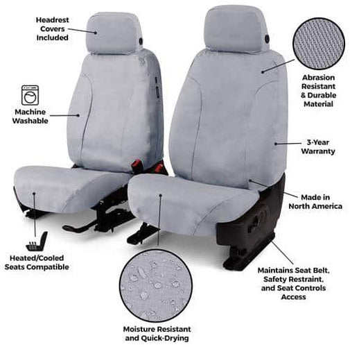 1620 MAZDA CX9 POLYCOTTON CUSTOM SECOND ROW SEAT COVERS CHARCOAL