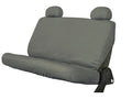 21C BRONCO POLYCOTTON SEATSAVER CUSTOM SECOND ROW SEAT COVERS MISTY GREY