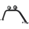 21C BRONCO FRONT BUMPER TOP SMALL HOOP LED KIT MILD STEEL BLACK