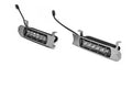 1717 F250/F350 OEM GRILLE LED LIGHT BAR MOUNTS BRUSHED(ONLY FITS LARIET/KING RANCH)