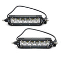 1717 F250/F350 OEM GRILLE LED LIGHT BAR MOUNTS BRUSHED(ONLY FITS LARIET/KING RANCH)