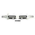 ~(9 lbs. 27X10X6)~ 2018-2019 Ford F-150 Platinum OEM Grille LED Kit. Brushed stainless Steel. Bolt-On. Includes (2) 6 Inch ZROADZ LED Straight Single Row Slim Light Bars and Universal Wiring Harness. Mounts behind cross bars of OEM Grille