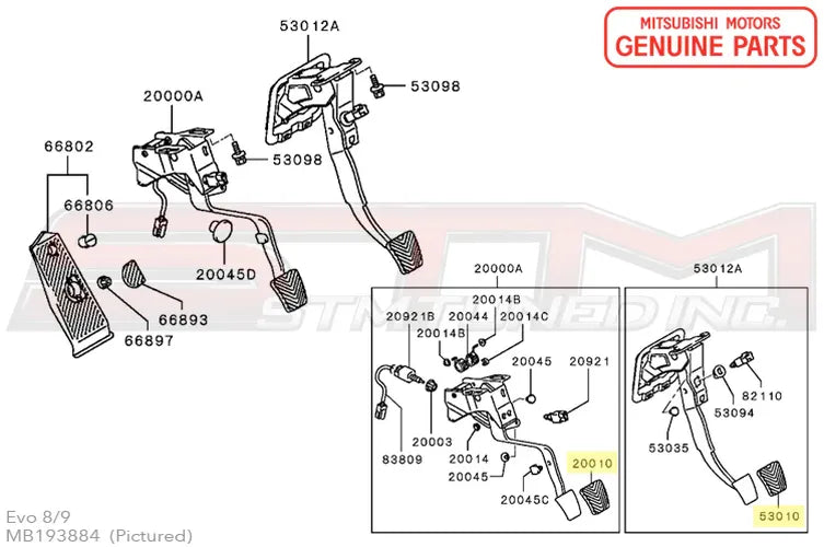 Rubber Clutch and Brake Pedal Pad