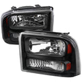 05-07 F250 Black Euro Hea