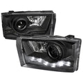 LED HEADLIGHT BLACK HOUSING
