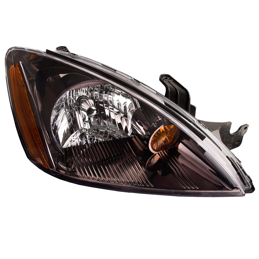 Passenger Side Black Housing Headlight