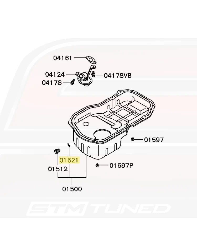 Engine Oil Pan Drain Bolt Washer