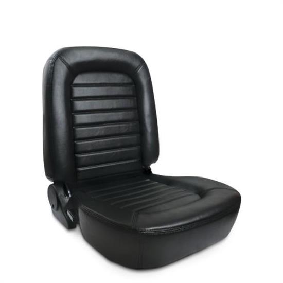 CLASSIC LOW BACK RECLINER RIGHT BLACK LEATHER