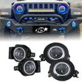 18C JEEP JL 9IN HEADLIGHT/4IN FOGLIGHT COLORSMART COMBO MULTI COLOR KIT