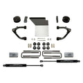 Fabtech 14-18 GM K1500 w/OE Alum. UCA 4in Uniball UCA System w/Rear Stealth Shocks