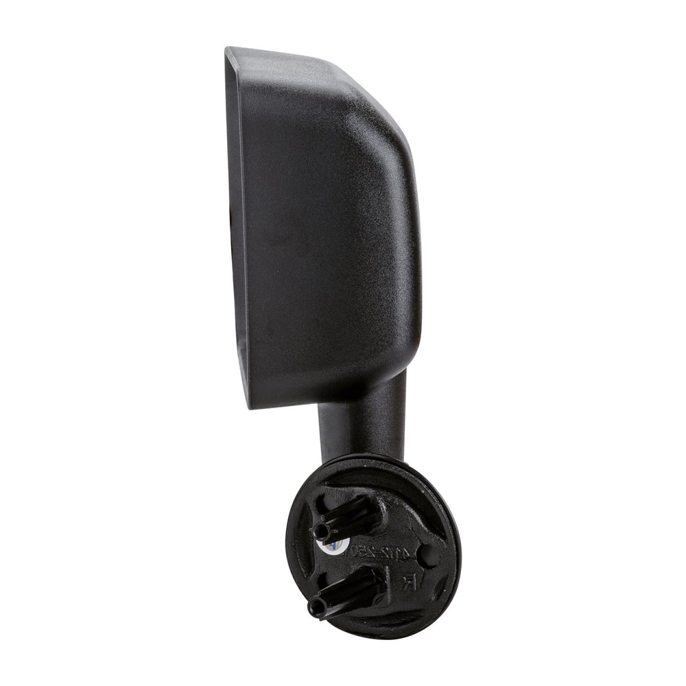 LH MIRROR OUTSIDE REAR VIEW MANUAL; NONHEATED; W/CONVEX GLASS; TEXTURED JEEP WRANGLER 20072017