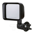 LH MIRROR OUTSIDE REAR VIEW MANUAL; NONHEATED; W/CONVEX GLASS; TEXTURED JEEP WRANGLER 20072017