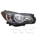 CAPA 1516 SB IMPRZA HALGN;BLK HEADLAMP ASSY RH