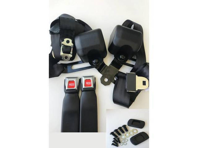 Bench Seat 3-Point Retractable Seat Belt Conversion Set