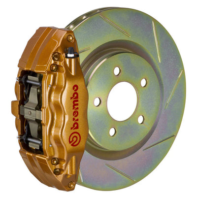 STi Front Big Brake Kit w/ Gold Calipers