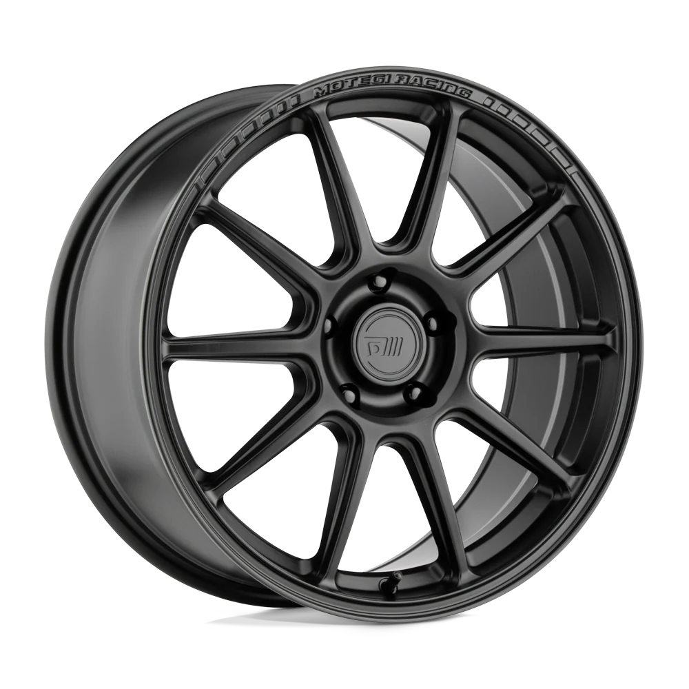 MR140 SS10 17x7 +38mm 5x114.3 Satin Black Wheel