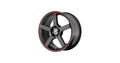 MR116 16X7 5X112/4.5 M-BLK RED-STR 40MM