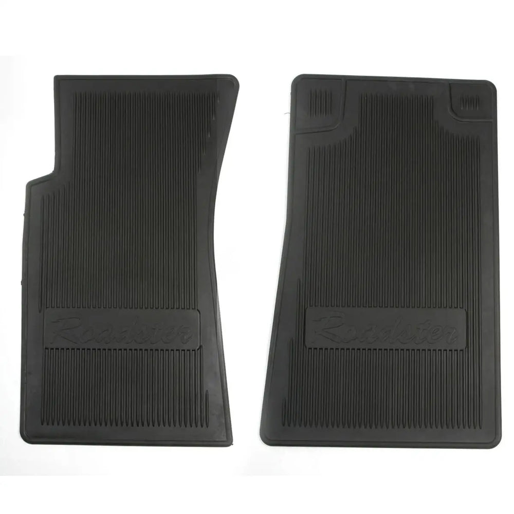 Rubber Floor Mats with Roadster Logo
