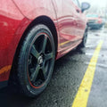 MR116 16X7 4X100/4.5 M-BLK RED-STR 40MM