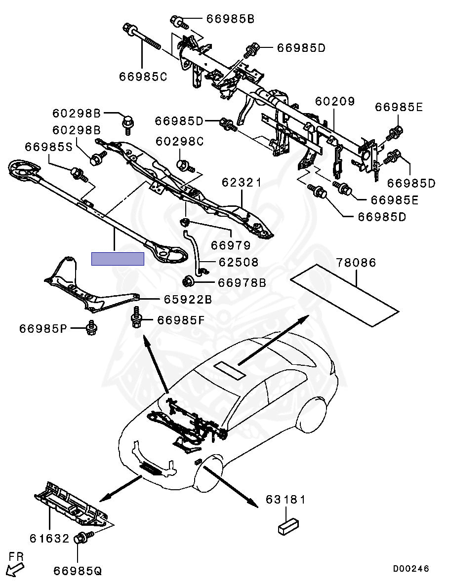 Front Strut Tower Bar