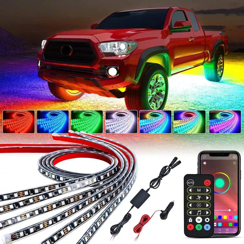 RGBIC Underglow Neon LED Strip Light Kit