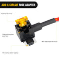 10 Pack 12V Add-a-Circuit Fuse Tap Adapter
