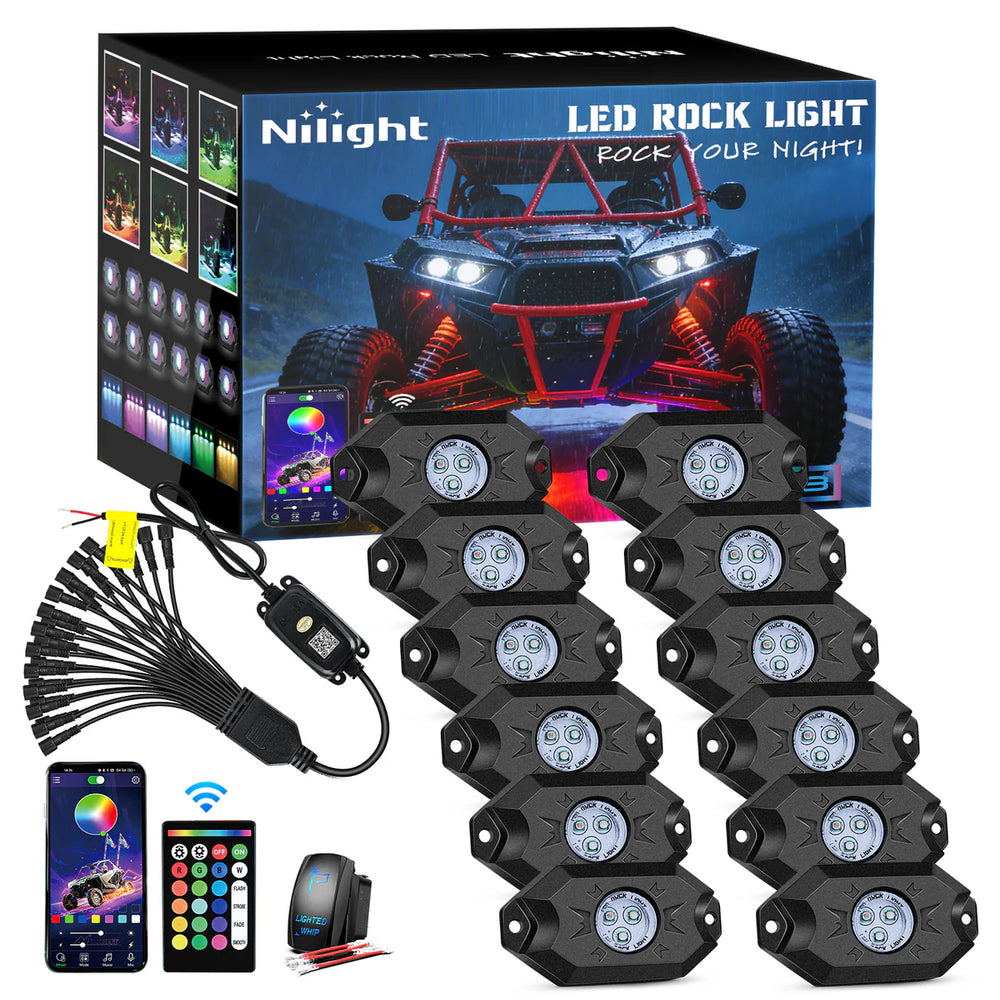 RGB LED Rock Lights Kit