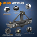 Rear Bumper with Tire Carrier & Hitch Receiver