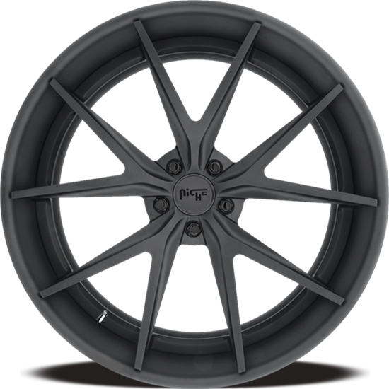 M117 MISANO 20x10 5x114.3 40mm Offset Matte Black Alloy Wheel
