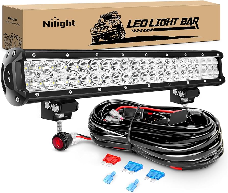 126W 20-Inch Dual-Row LED Light Bar
