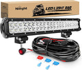 126W 20-Inch Dual-Row LED Light Bar