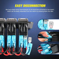 6-Gang Rocker Switch Panel with USB and Voltmeter