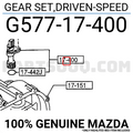 Driven-Speed Gear Set