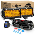 6.5-Inch 120W Amber LED Light Bar