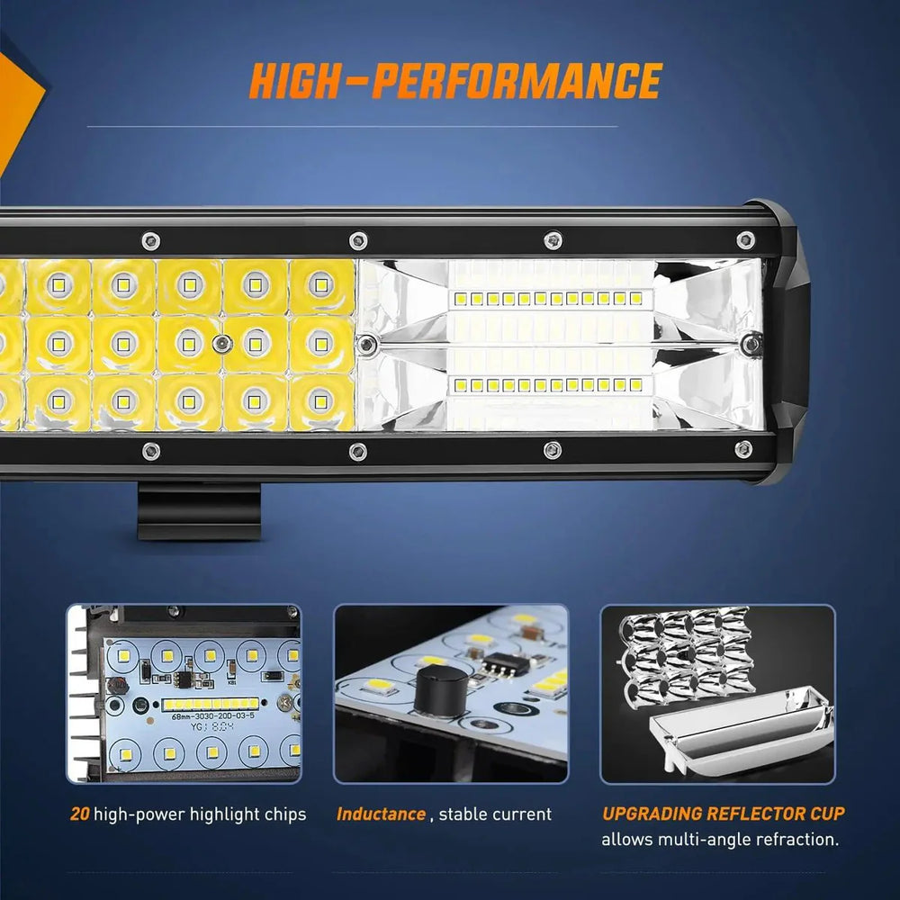 20-Inch Triple-Row LED Light Bar