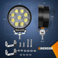 4.5-Inch 27W LED Light Pods