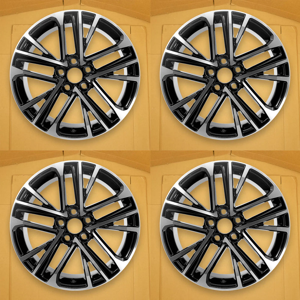 18-Inch Machined Black Aluminum Replacement Wheel