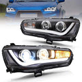 LED Halo Projector Headlights