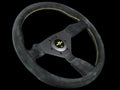 Grinta 350mm Black Suede Steering Wheel