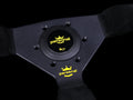 Grinta 350mm Black Suede Steering Wheel