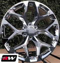 20-Inch Chrome Snowflake-Style Wheel