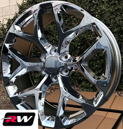 20-Inch Chrome Snowflake-Style Wheel